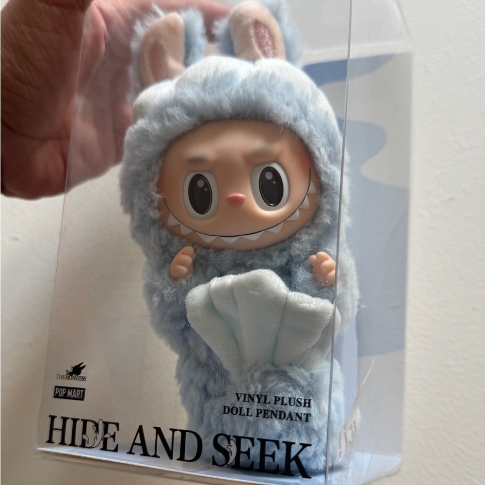 Pop Mart Hide and Seek Vinyl Plush Doll Pendant Labubu Singapore Exclusive